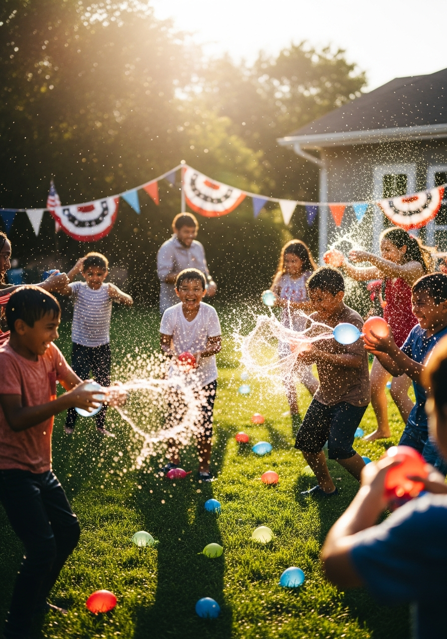 11. Water Balloon Battle Party