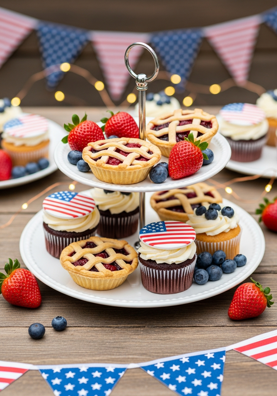 14. Patriotic Dessert Table