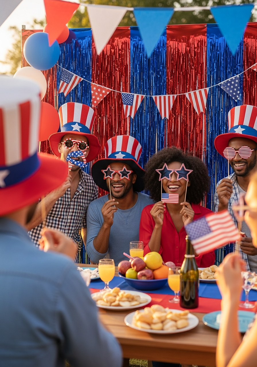 21. Patriotic Photo Booth Party