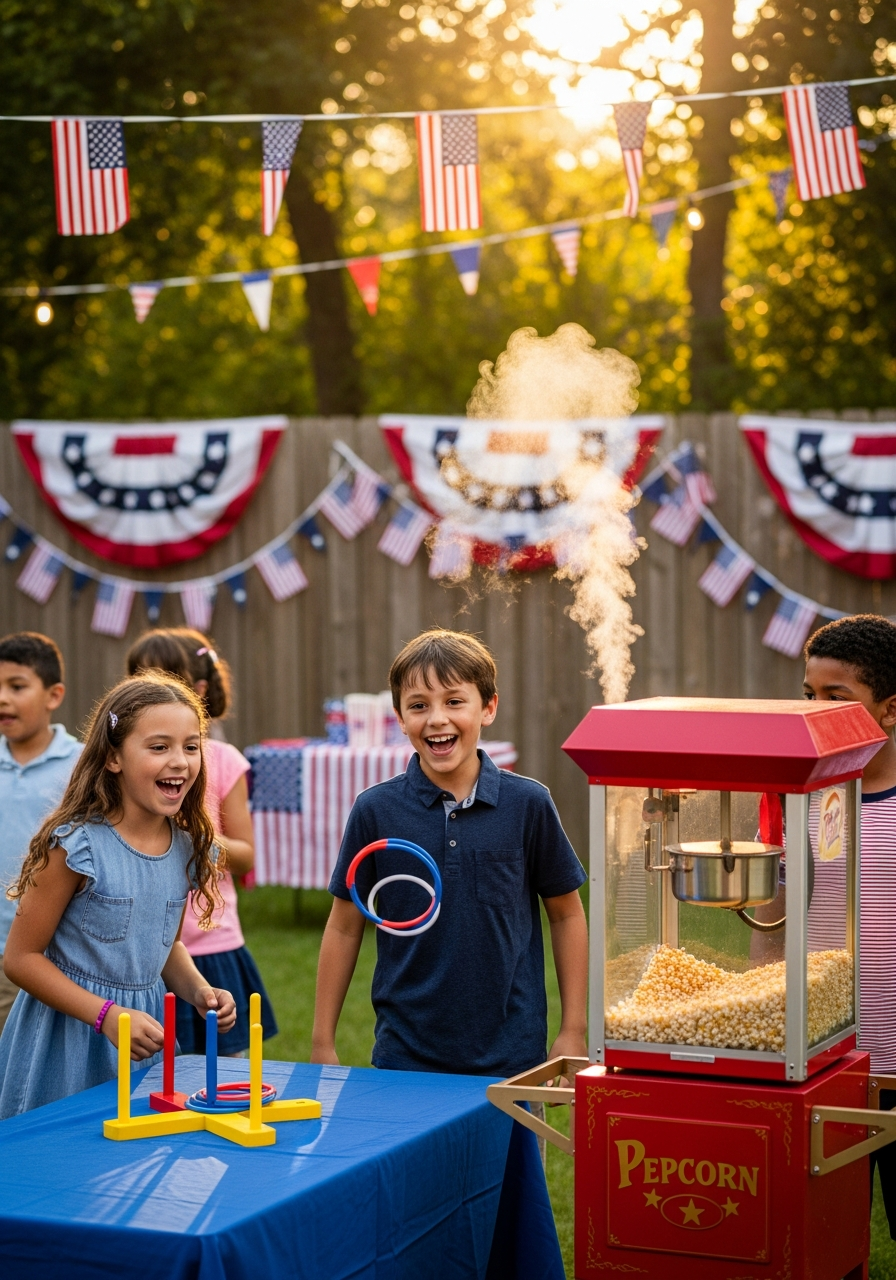 23. Backyard Carnival Party