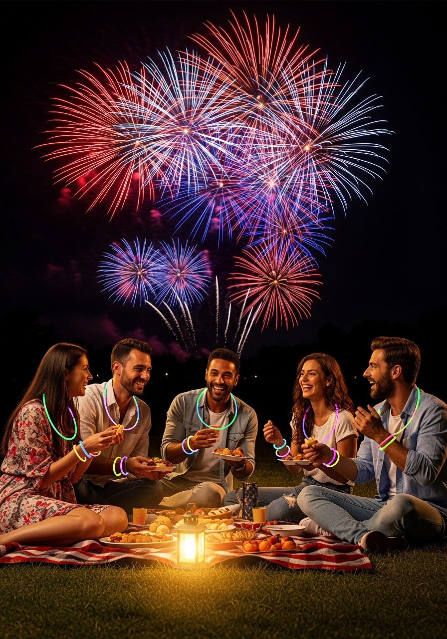42. Fireworks Picnic Party