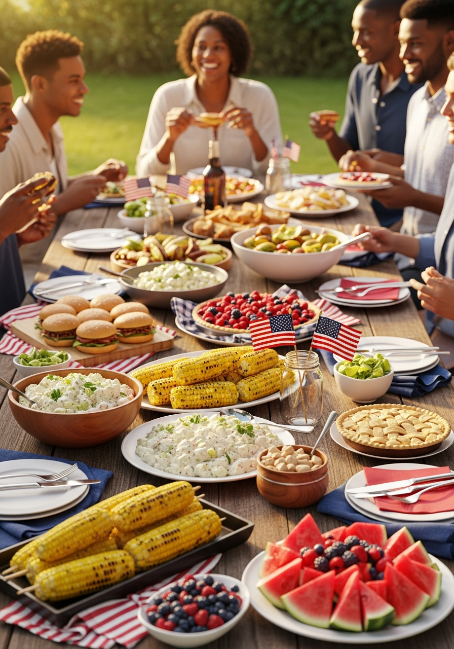 8. All-American Potluck Party