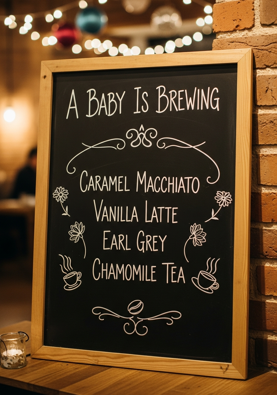 17. Large Hand Drawn Chalkboard Menu