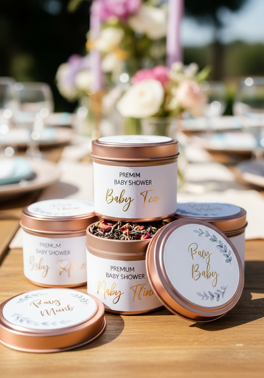 2. Personalized Mini Tea Tins