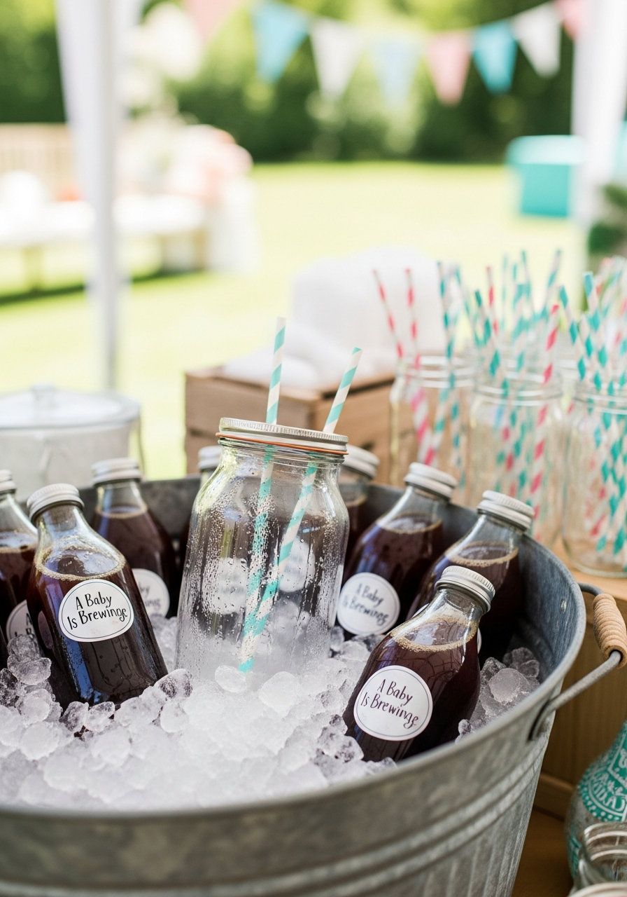 24. Chilled Iced Coffee Station Setup