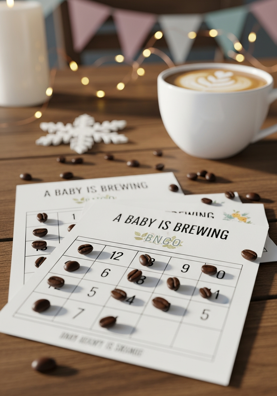 29. Printed Baby Shower Game Cards