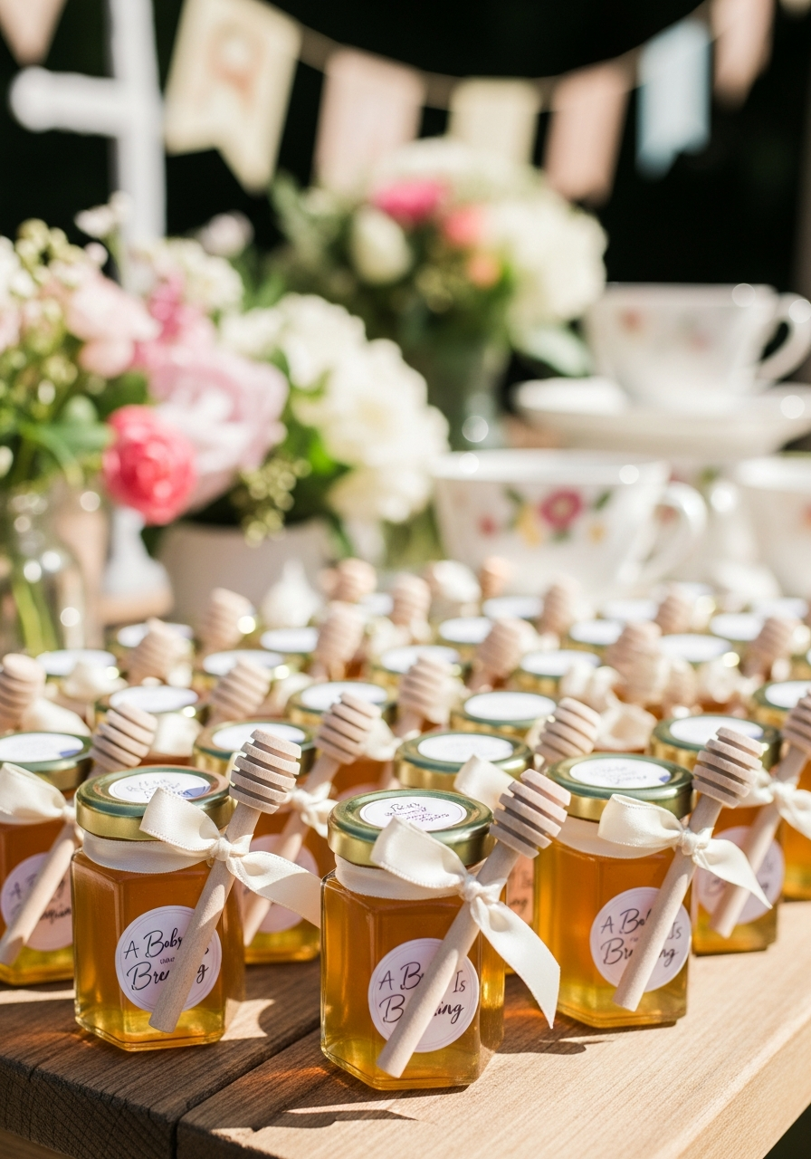 5. Sweet Local Honey Jar Favors
