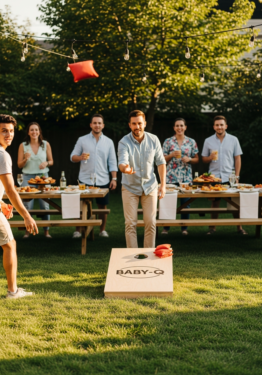 16. Cornhole Baby Shower Tournament