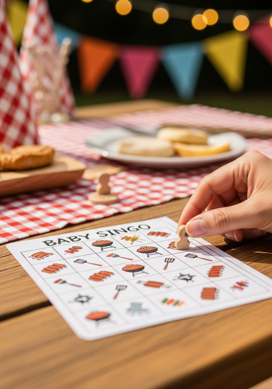 28. BBQ Baby Shower Bingo