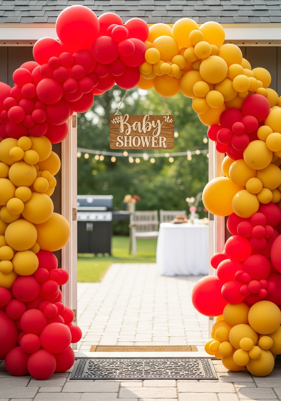 29. Baby-Q Balloon Arch