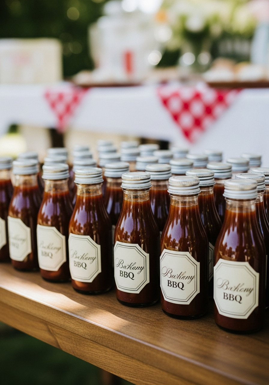 4. Baby Bottle BBQ Sauce Favors