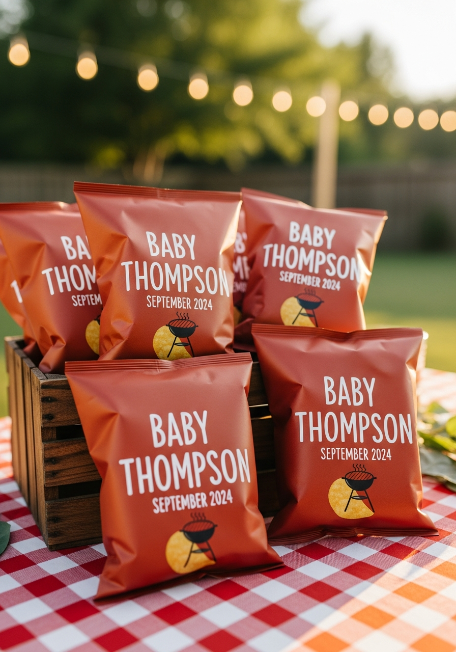 43. BBQ Chip Bag Favors