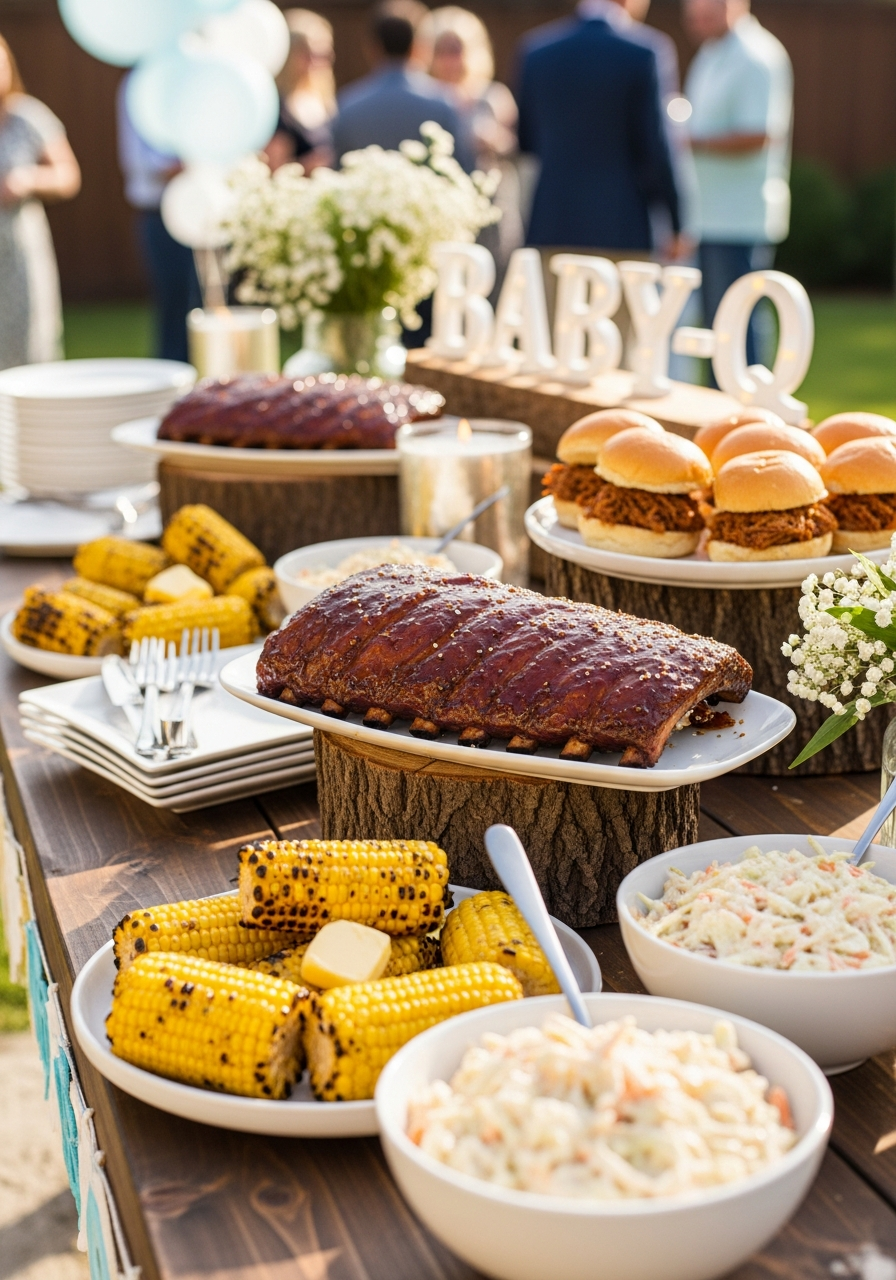 8. BBQ Food Bar Buffet