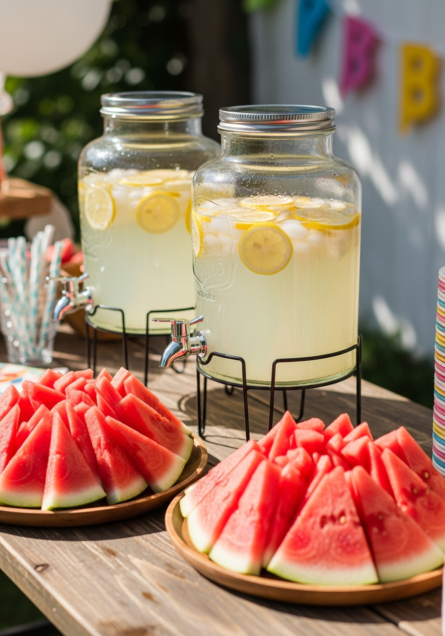 9. Watermelon and Lemonade Station