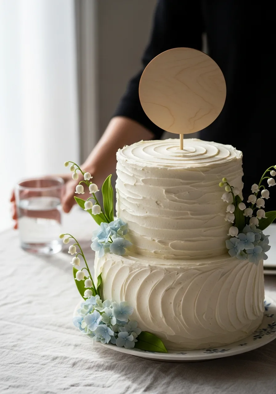 21. Baby Name Personalized Cake