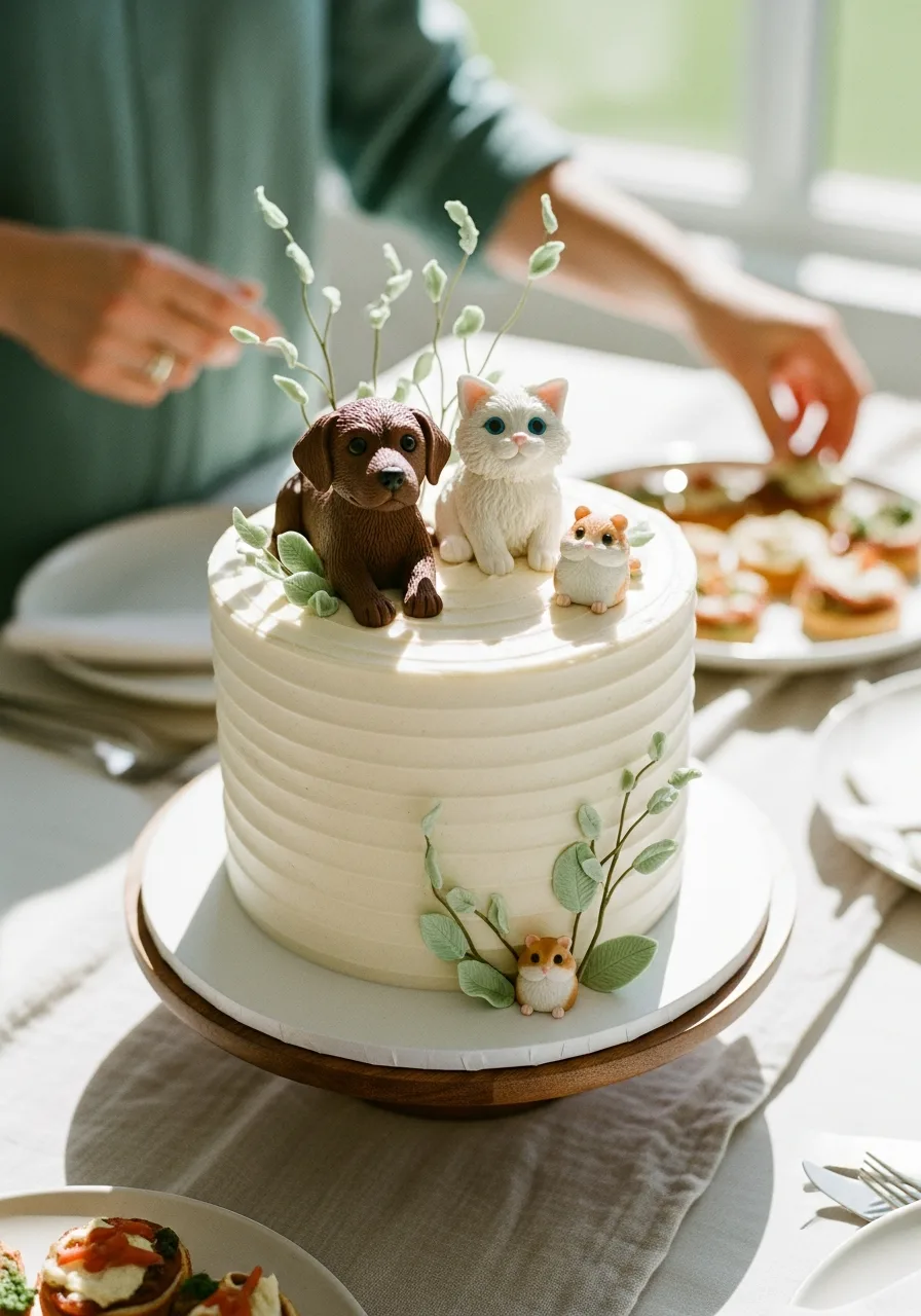 35. Animal Lover Pet Cake