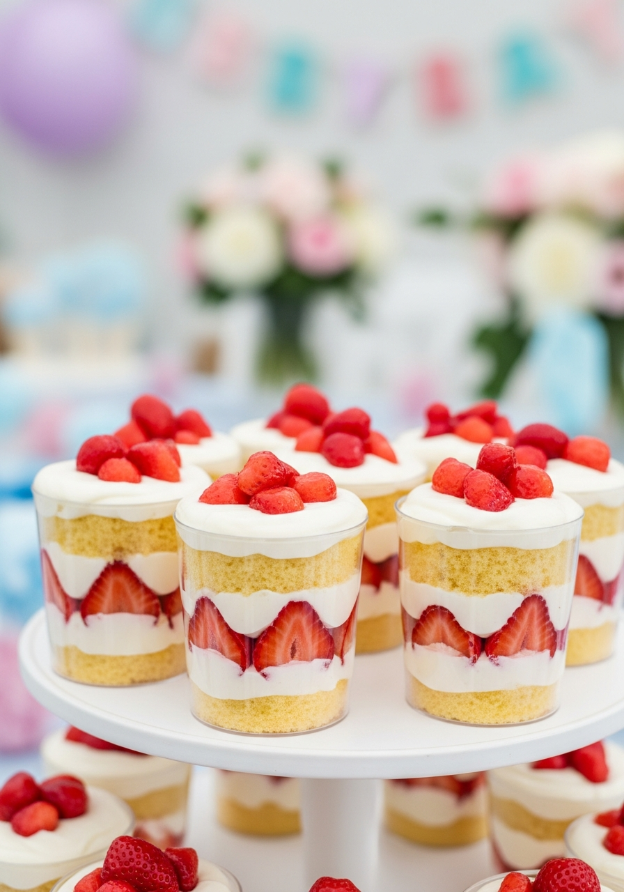 15. Strawberry Shortcake Cups
