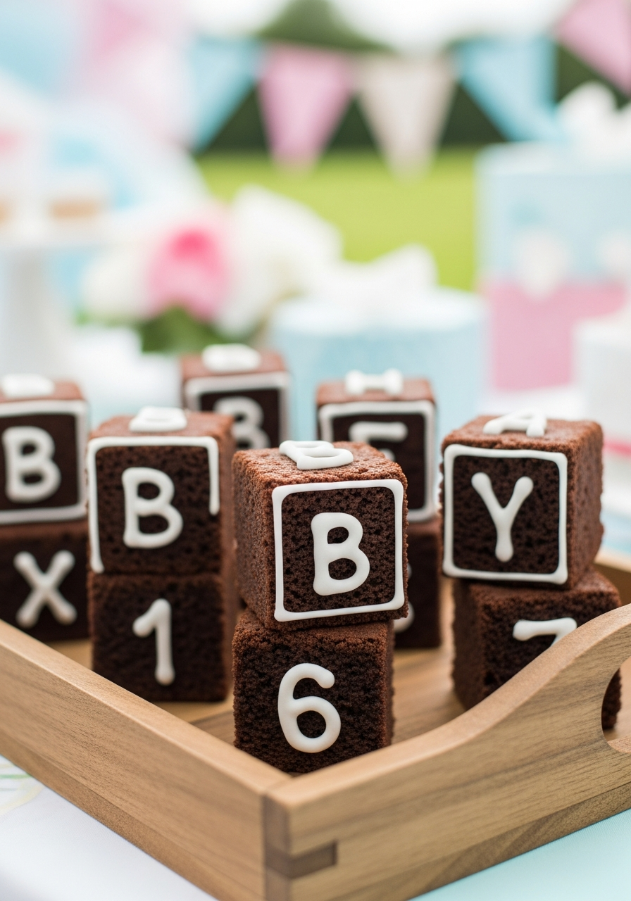 19. Chocolate Baby Block Brownies