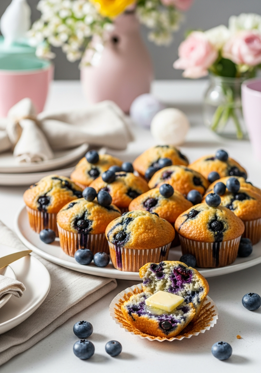 24. Blueberry Mini Muffins