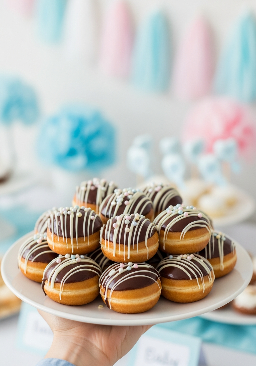 25. Chocolate Drizzle Donut Holes