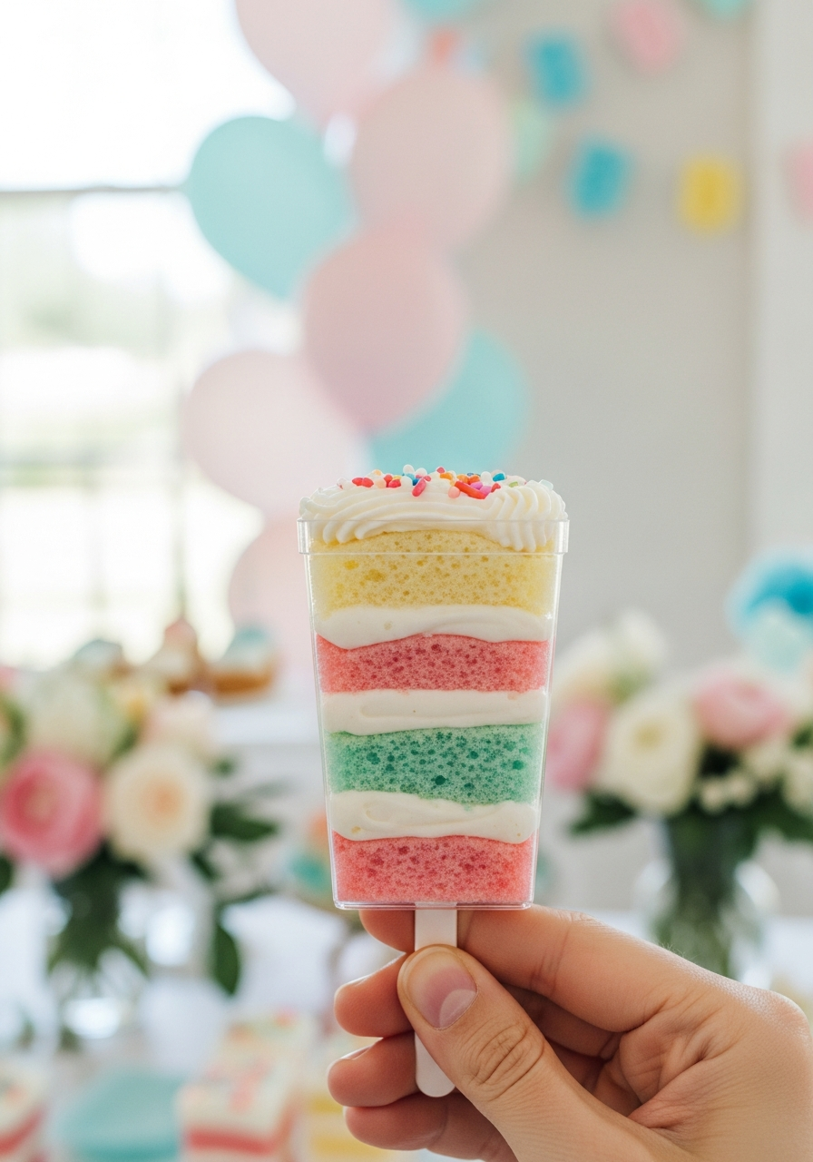 30. Baby Shower Push Pops