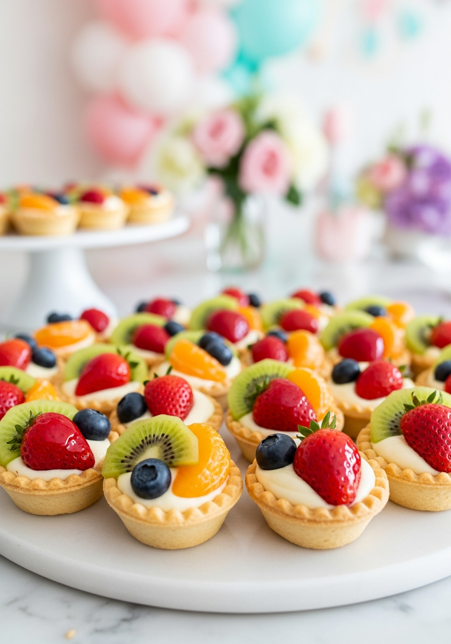 31. Mini Fruit Tartlets
