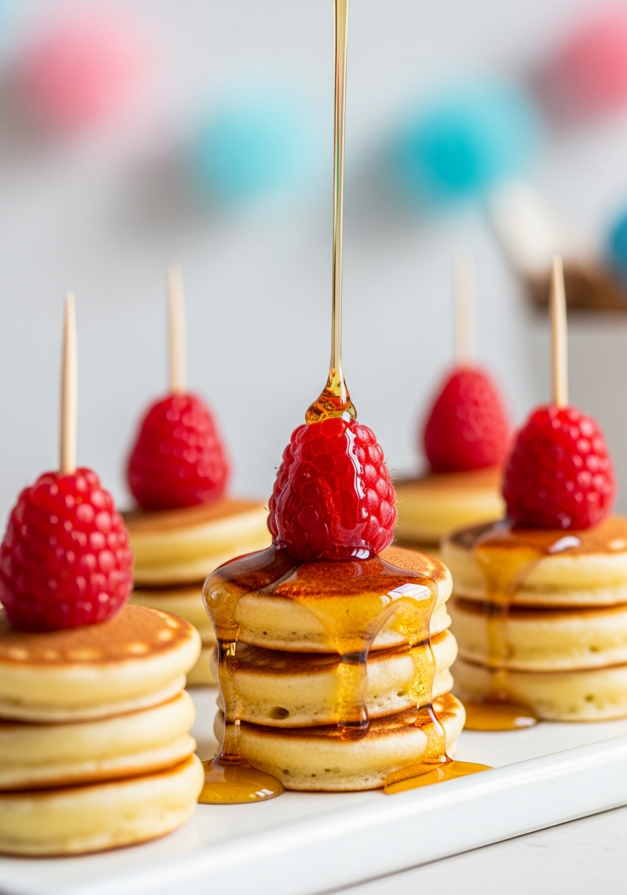 38. Mini Pancake Stack Treats