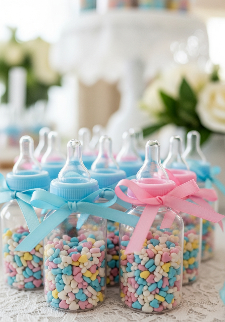 43. Candy Filled Baby Bottles