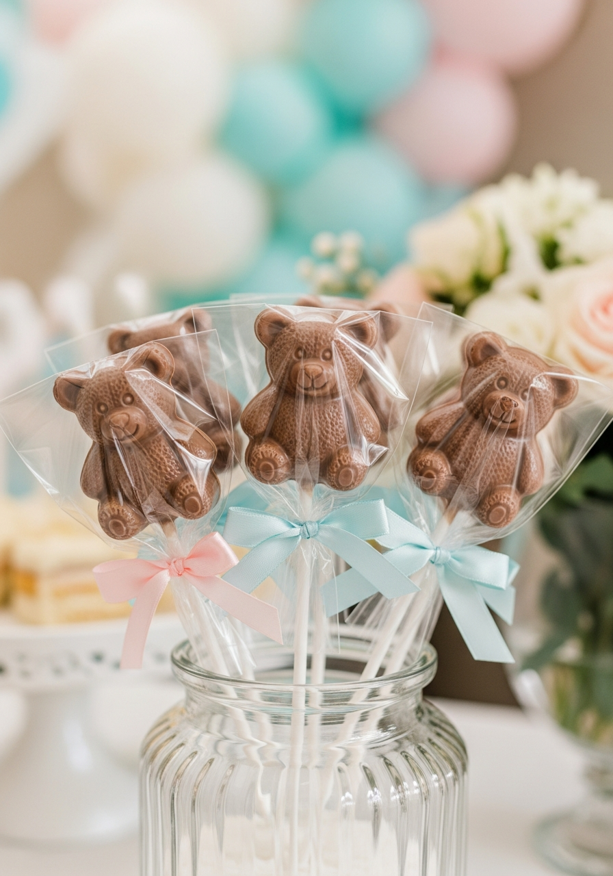 5. Teddy Bear Chocolate Pops