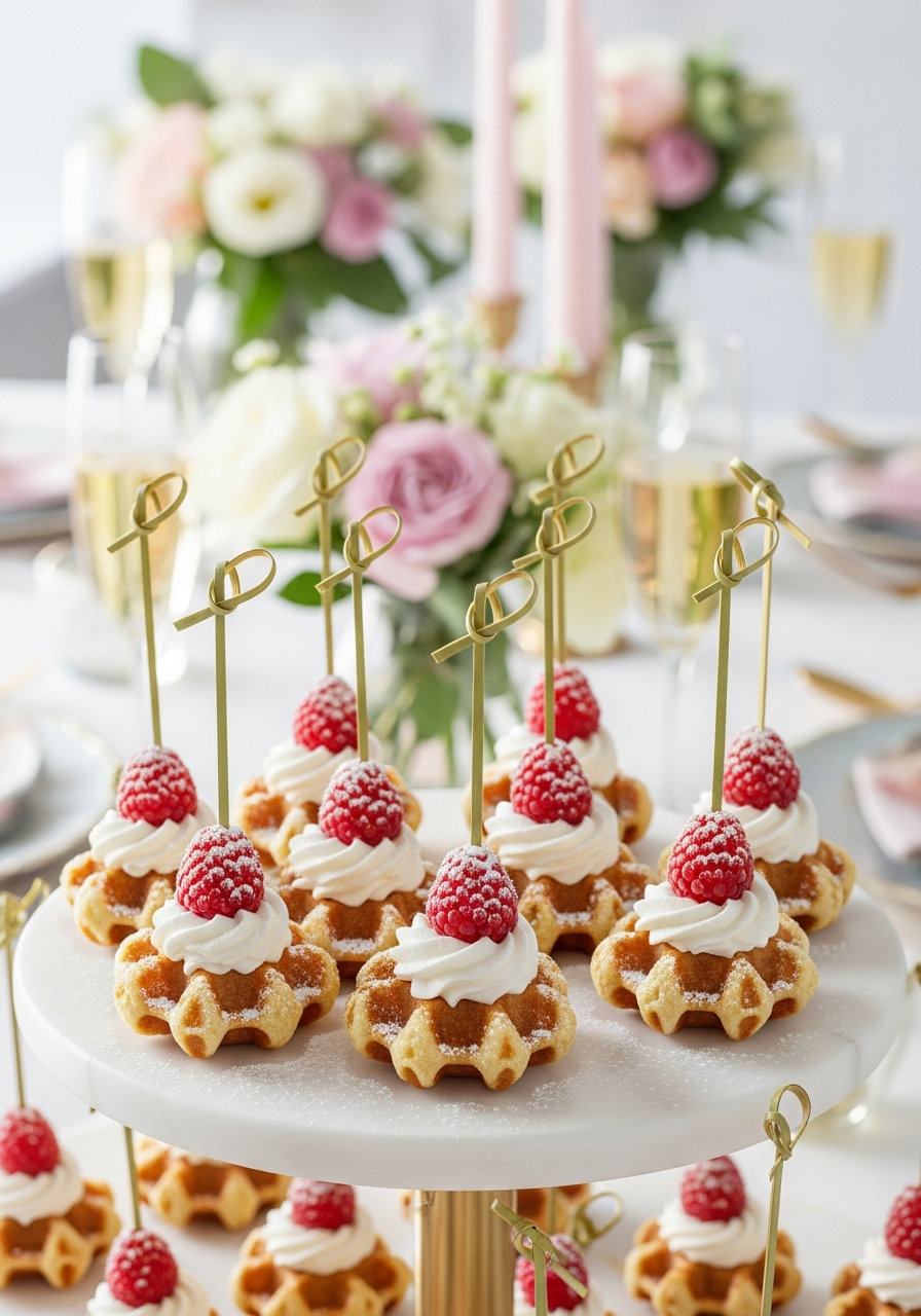 17. Mini Waffle Bites