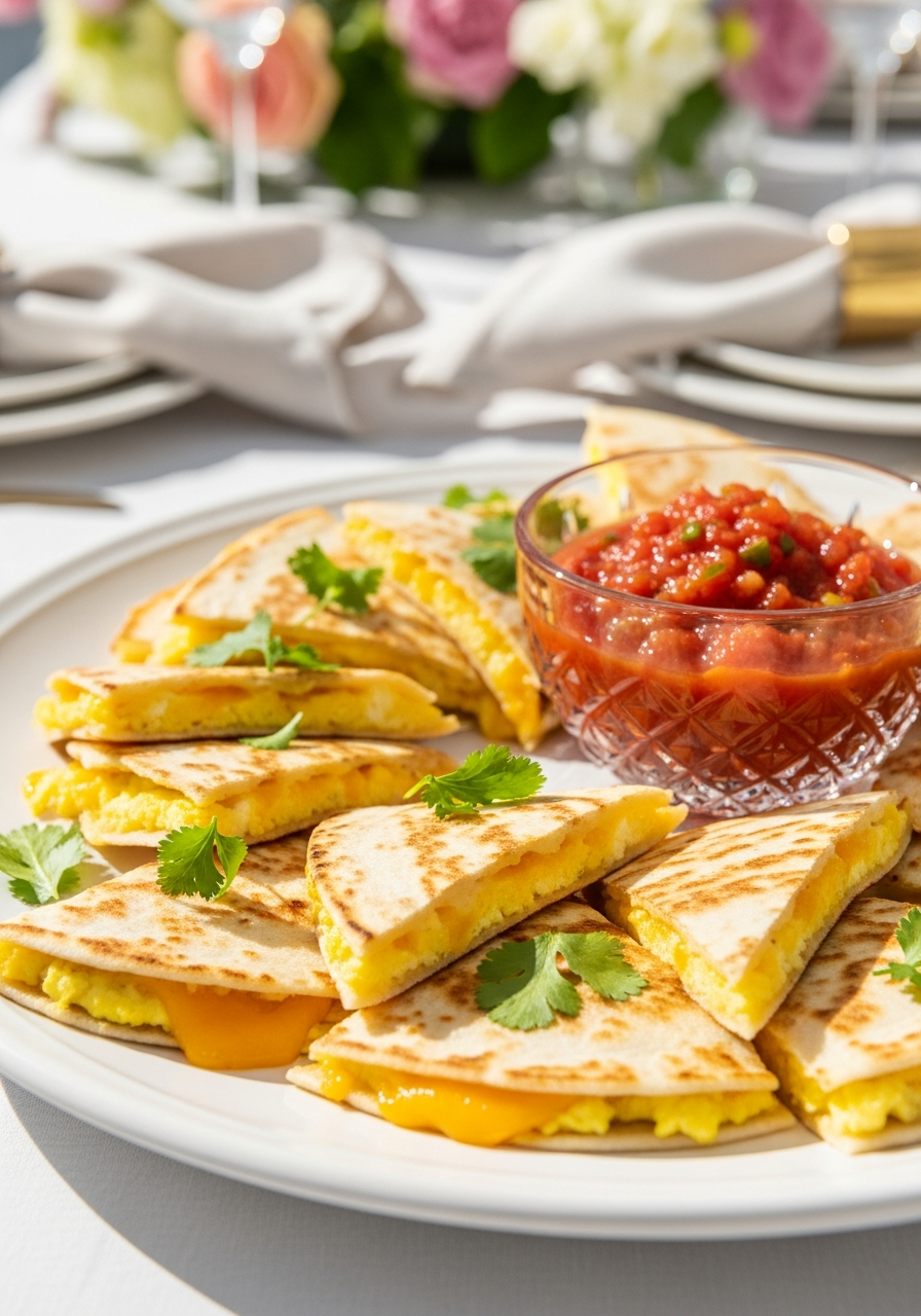 26. Mini Breakfast Quesadillas