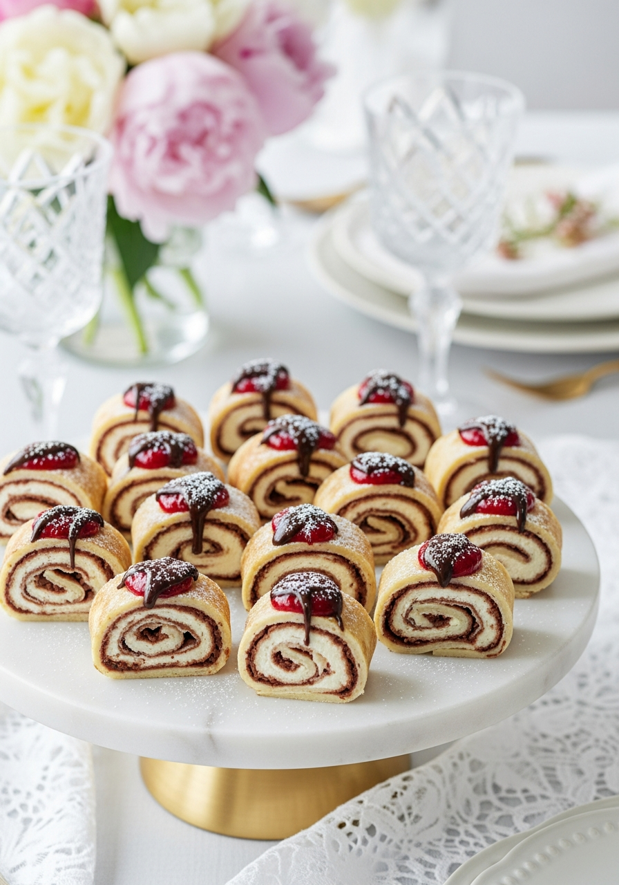 27. Sweet Crepe Roll-Ups