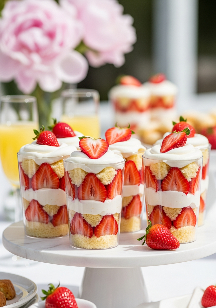 3. Strawberry Shortcake Parfait Cups