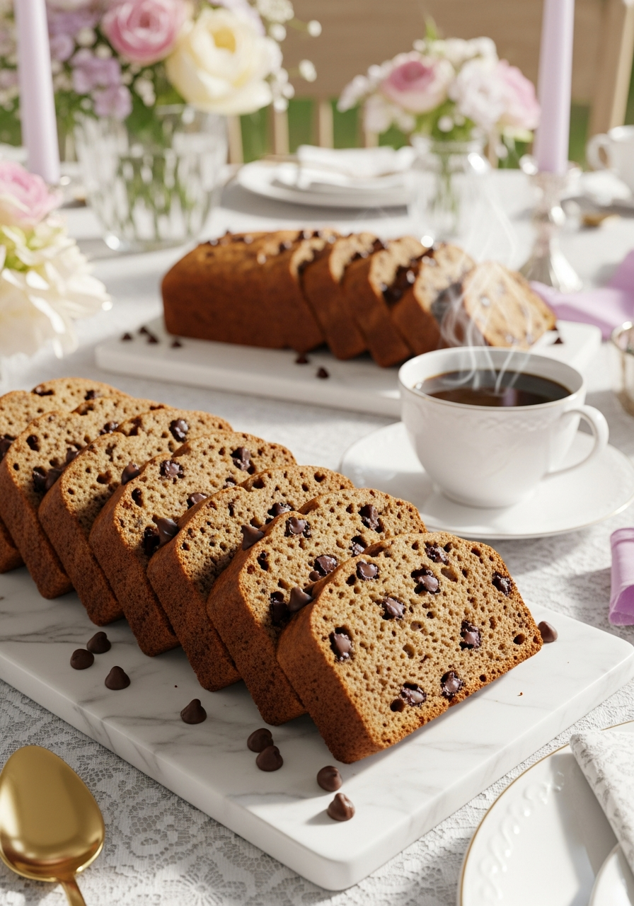 33. Chocolate Banana Bread Slices