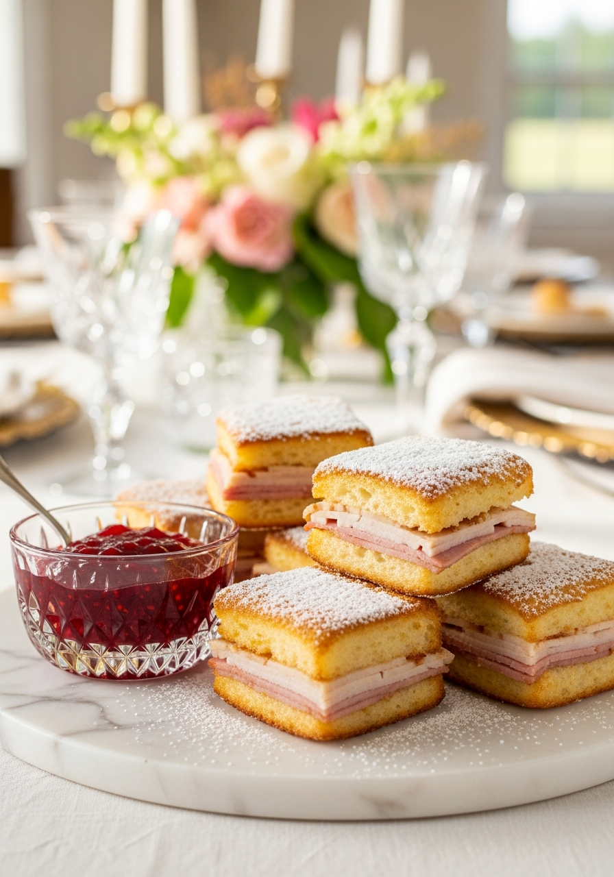 40. Mini Monte Cristo Sandwiches