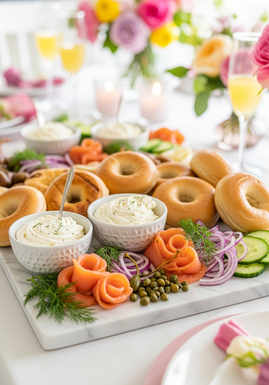 44. Mini Bagel Brunch Board