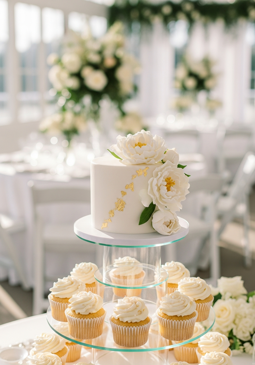 49. Mini Cake Centerpiece