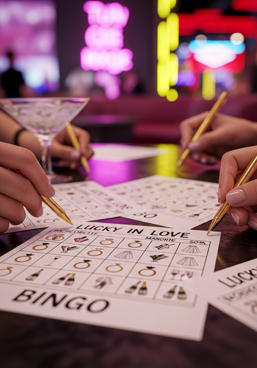 16. Vegas Bingo Party Game