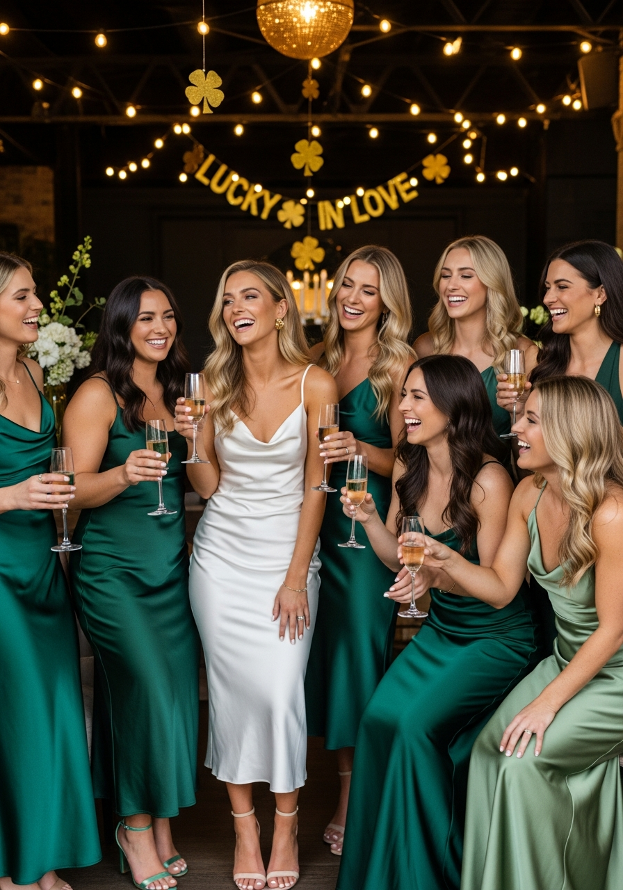 25. Lucky Green Party Dresses