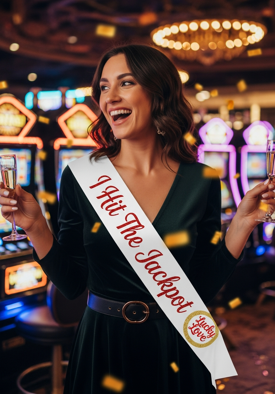 28. Jackpot Bride Sash