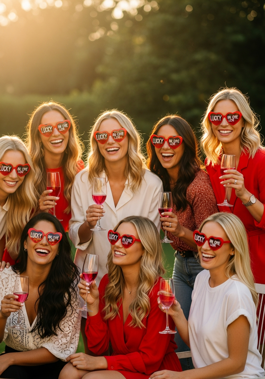 29. Heart Sunglasses Party Look