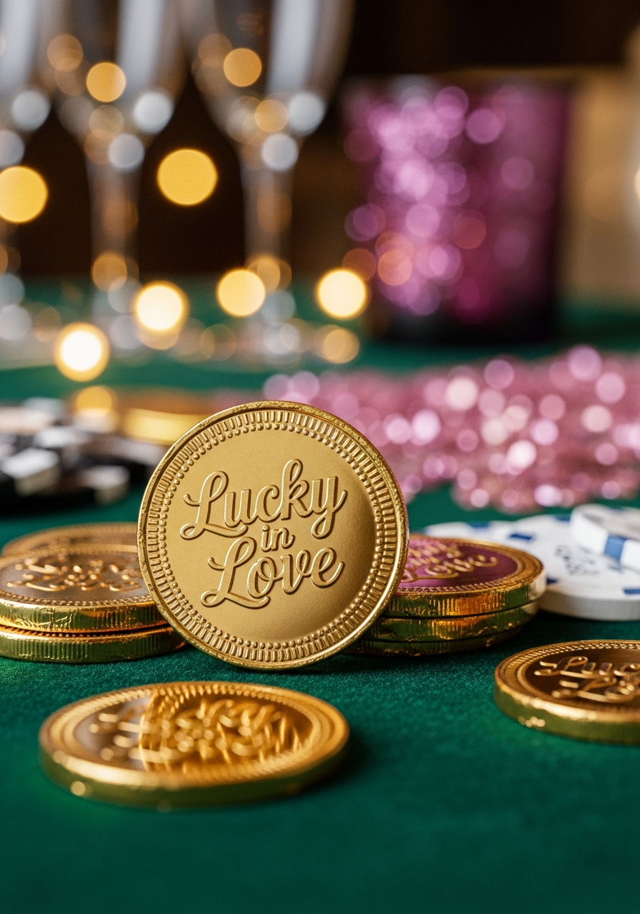36. Poker Chip Chocolate Favors