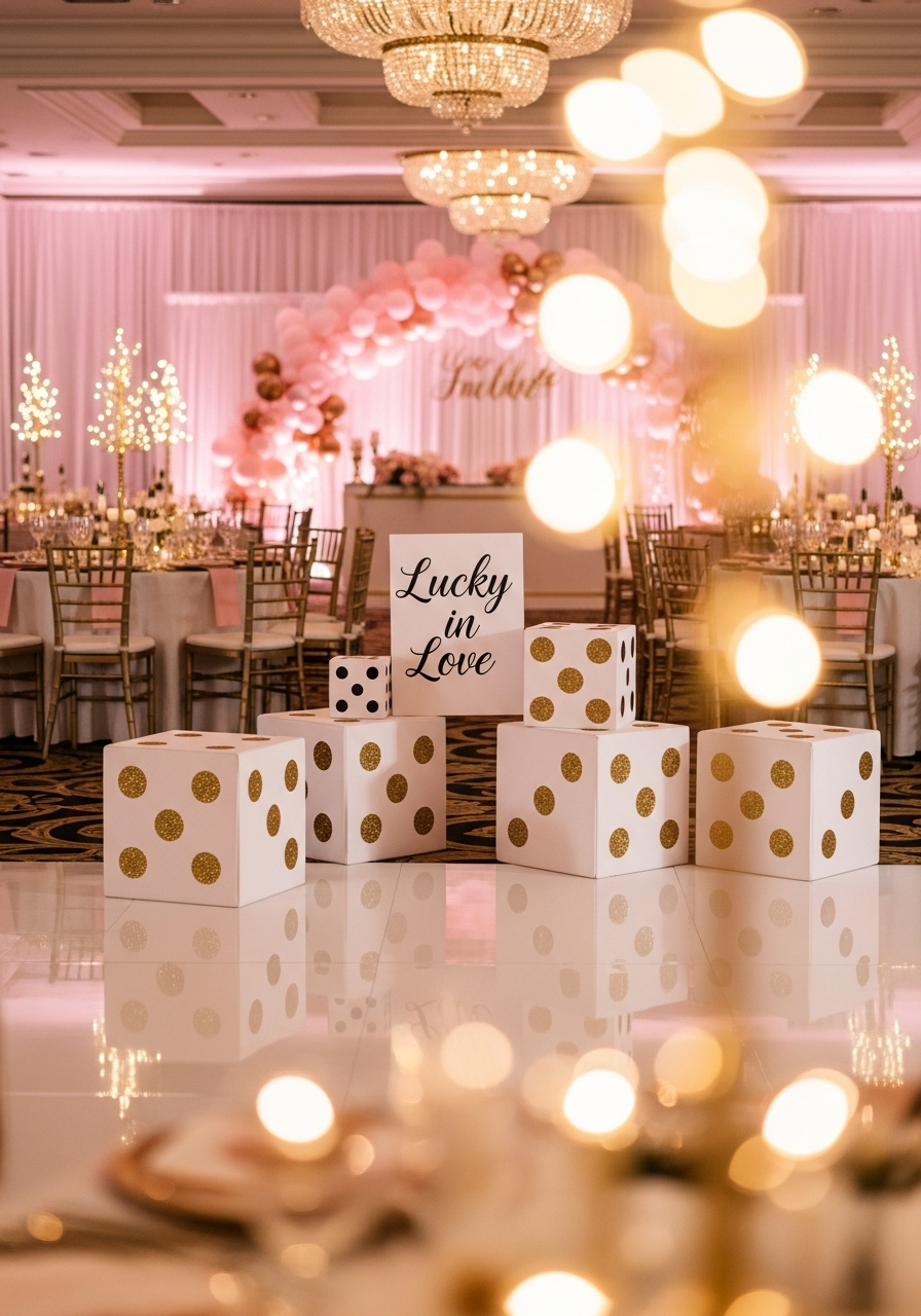 4. Giant Dice Party Decorations