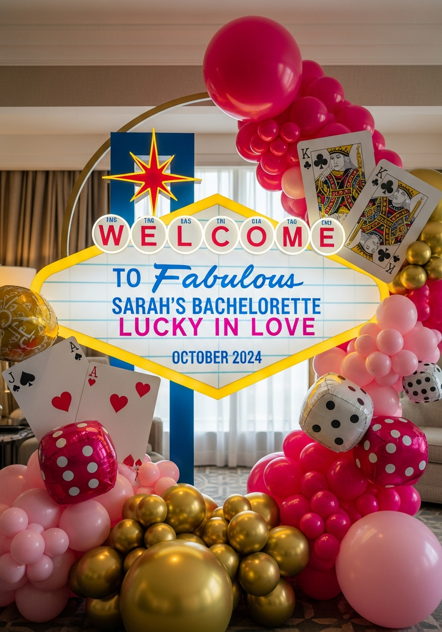 9. Vegas Style Entrance Sign