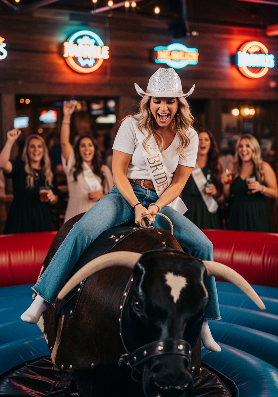 10. Mechanical Bull Challenge