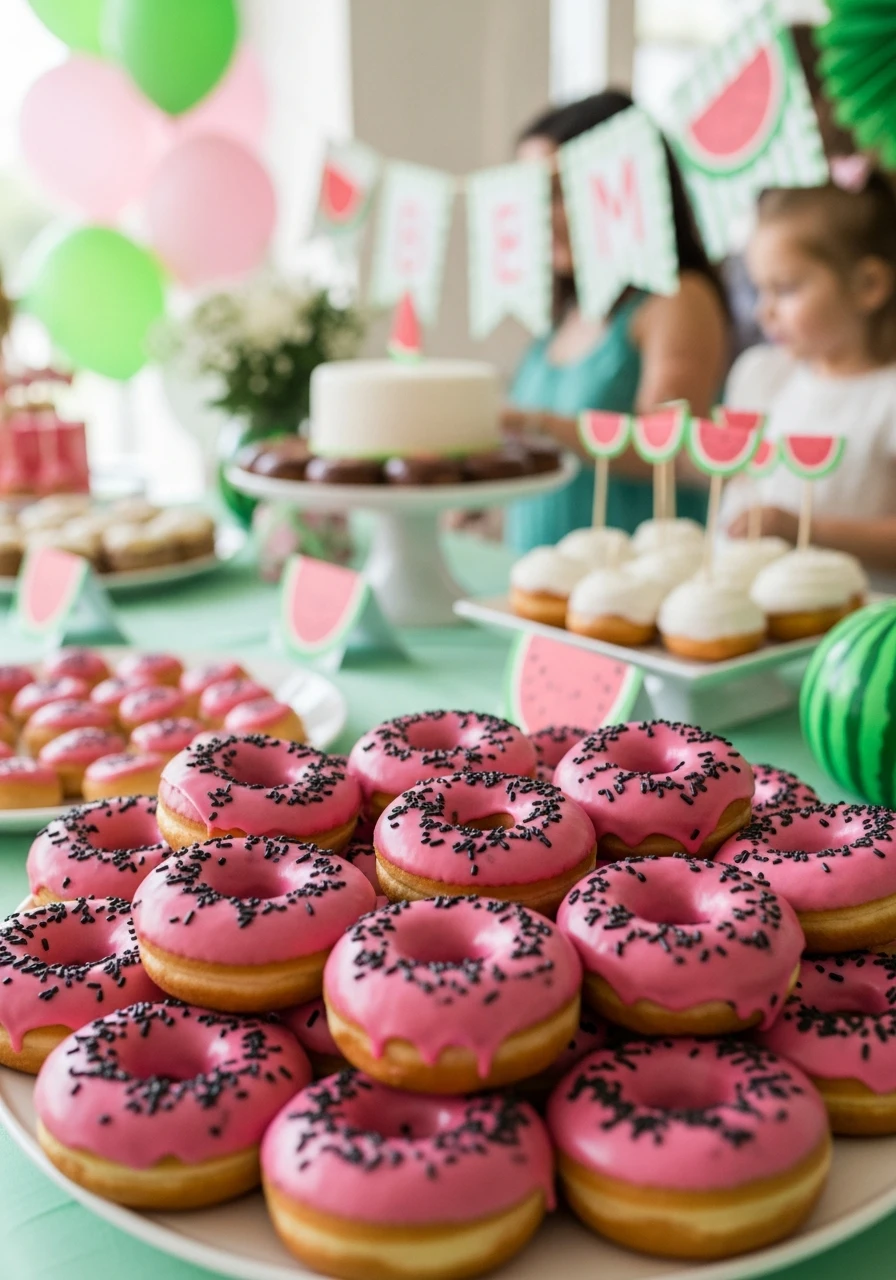 Donut Delights - One in a Melon First Birthday Ideas