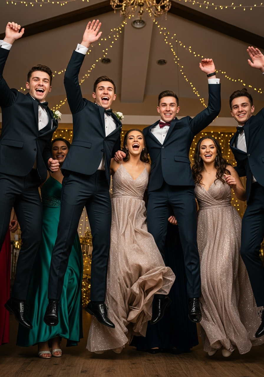 13. Jumping Group Shot