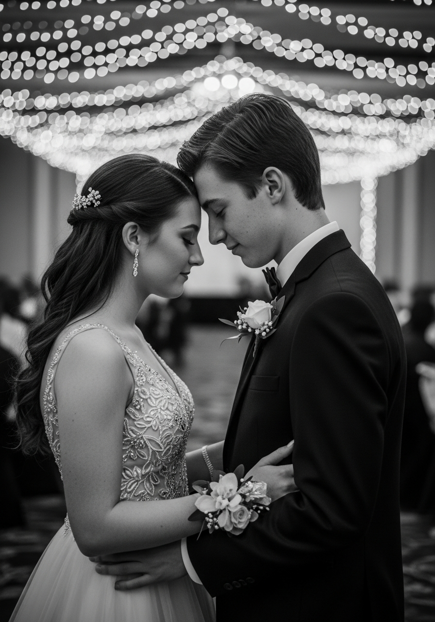 24. Forehead Touch Couple Photo