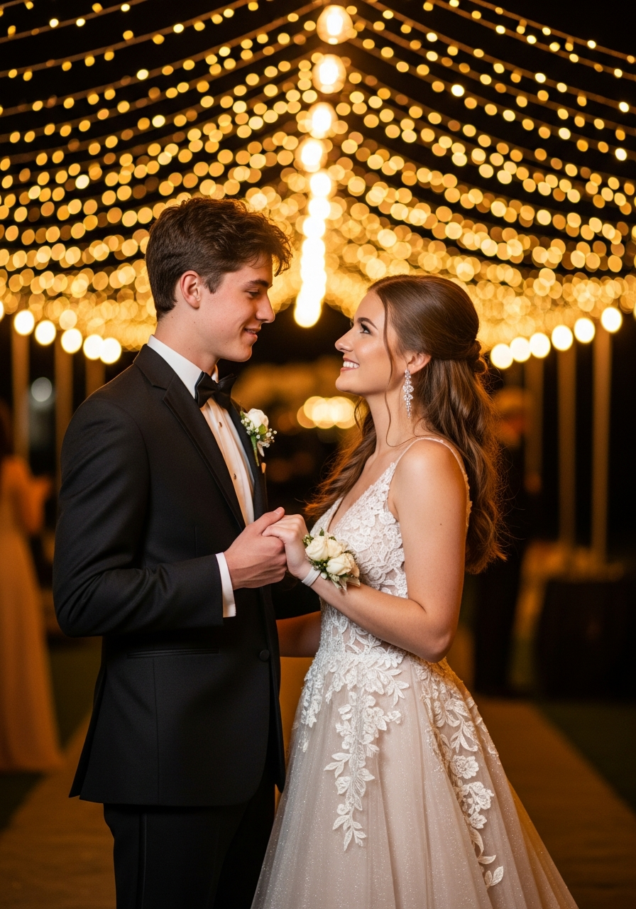 29. Prom Night Lights Photo