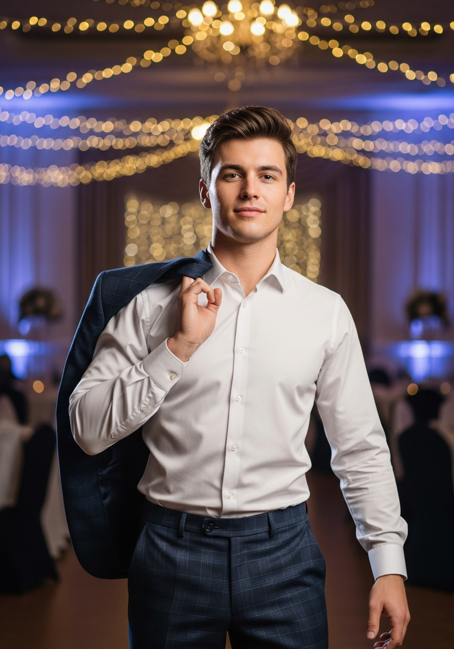 33. Jacket Toss Pose